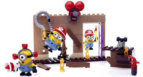 Mega Bloks Despicable Me Minion Made Fire Rescue Set 94816 Toywiz