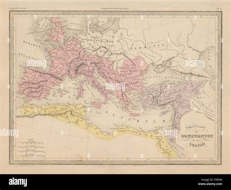 Mapa Imperio Romano Trajano Fotografías E Imágenes De Alta Resolución