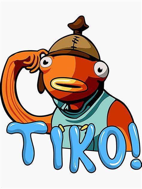 Tika Tiko Fish Sticker For Sale By Micaelmcca Redbubble
