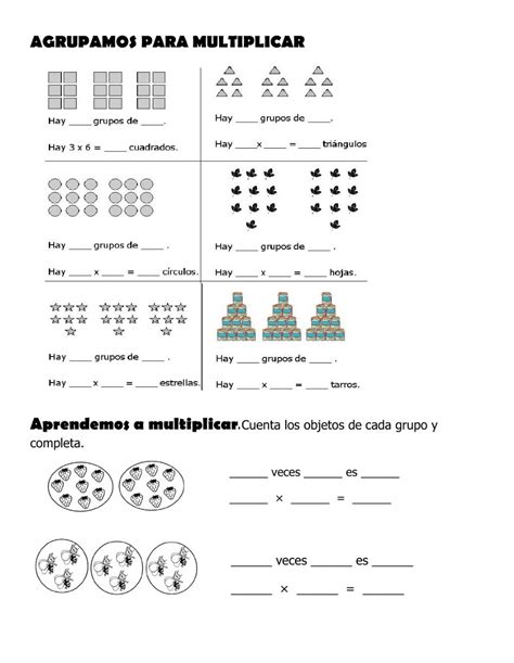 Ficha Interactiva De Multiplicaciones Para Segundo Grado