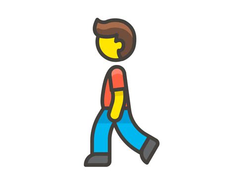 Woman Walking Emoji PNG Transparent Emoji Freepngdesign Com