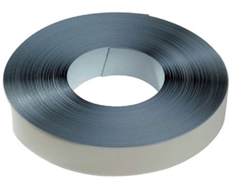 Steel Band Metal Tape Self Adhesive 25mm White Sold As 30 M Roll