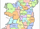Map Of Ireland Counties | Map Of Zip Codes