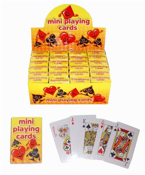 Where to buy playing cards. 24 x Packs Of Mini Playing Cards - Wholesale Bulk Buy Party Bag Fillers