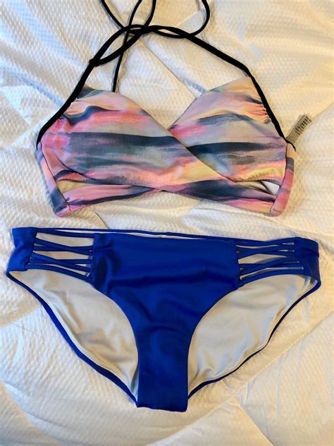 Size Medium Top And Bottoms Victorias Secret Pink Set Wore 3 Times