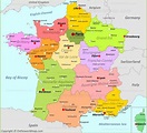Large Detailed Road Map Of France With All Cities And Airports ...