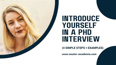 Introduce Yourself In A Phd Interview 4 Simple Steps Examples