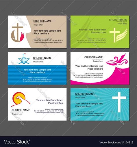 Set Christian Business Cards For The Church Throughout Christian