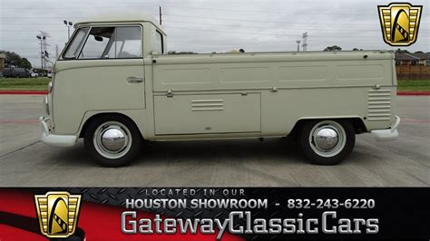 1963 Volkswagen Type 2 Single Cab Pickup Gateway Classic Cars 648 Houston Showroom YouTube