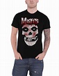 Misfits T Shirt Die Die My Darling fiend Skull Band Logo Official Mens ...