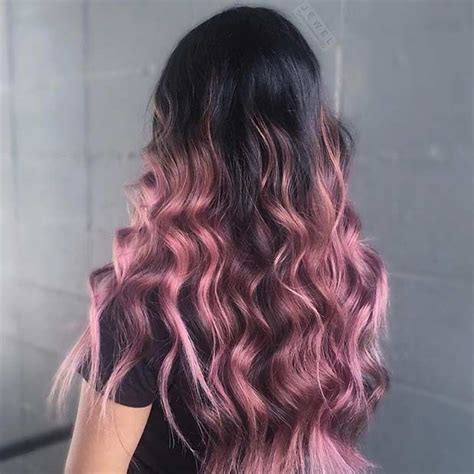 Rose gold hair in 15 minutes? 43 Trendy Rose Gold Hair Color Ideas | Dark ombre hair ...
