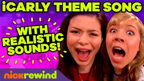 If The Icarly Theme Song Had Realistic Sound 🔉 Nickrewind Shorts