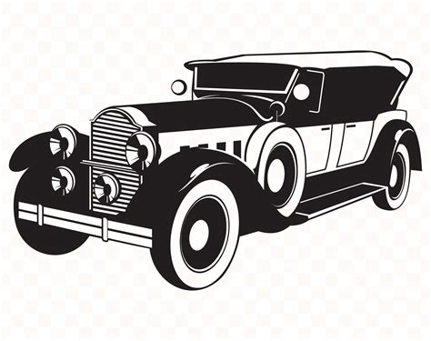 Retro Car Svg Retro Car Svg File Antique Car Svg Vintage Car Etsy