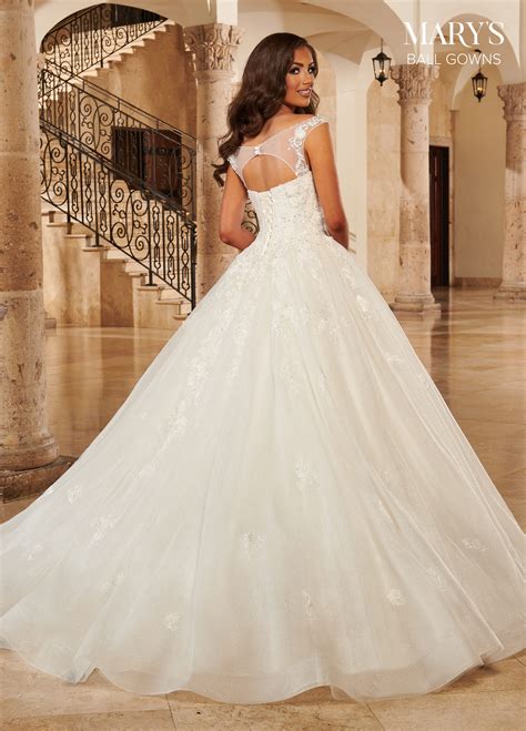Bridal Ball Gowns Style Mb6097 In Ivory White Color