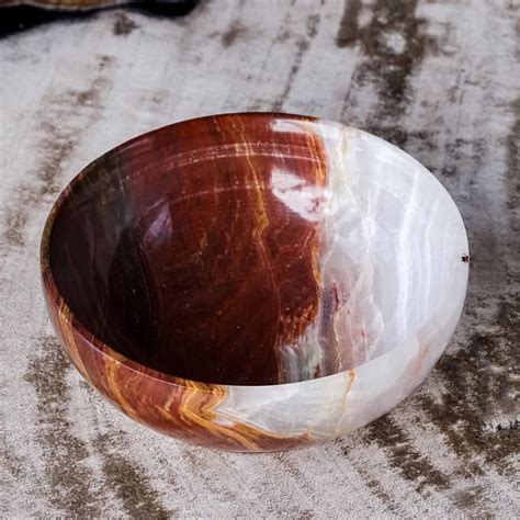 Mini Rainbow Onyx Altar Bowls With Himalayan Salt To Purify And Protect