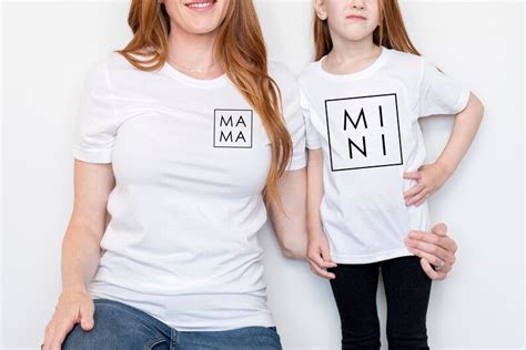 Mama Mini Shirts Mom Shirt Matching Mommy And Me Shirts Etsy Uk