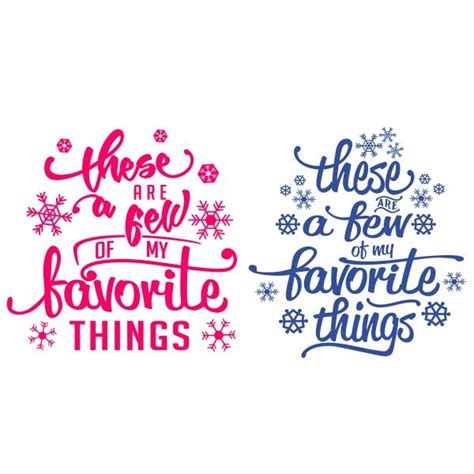 My Favorites Things Cuttable Design Cut File Vector Clipart Digital