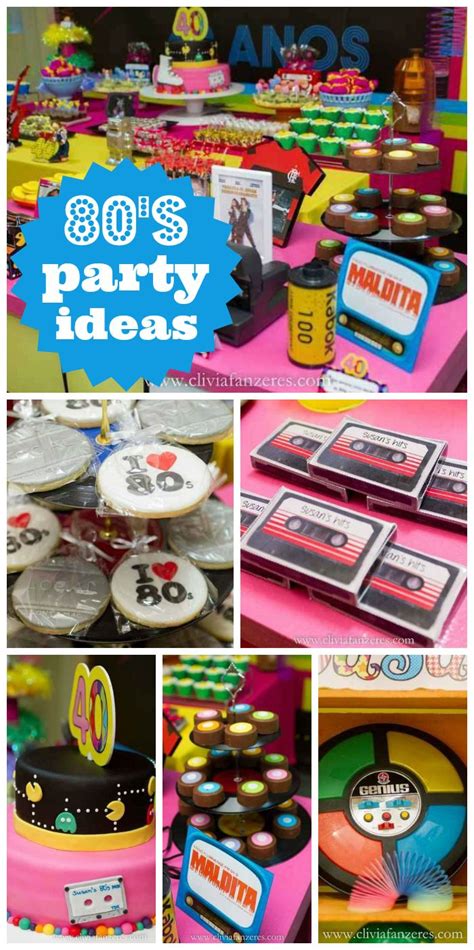 80s Birthday Back To The 80s Catch My Party 80s Party Decorations 80s Birthday Parties