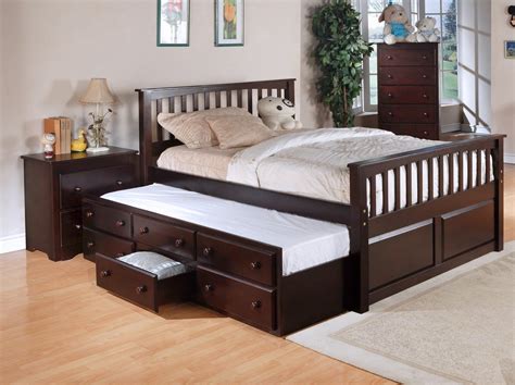 Maximizing Bedroom Space With A Full Trundle Bed With Storage Home Storage Solutions