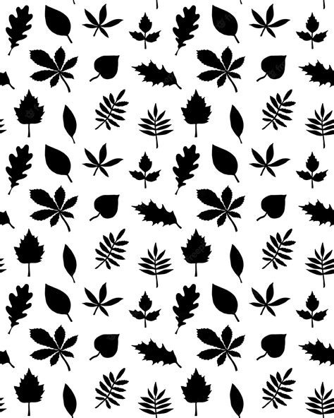 Premium Vector Vector Seamless Pattern Of Autumn Leaves