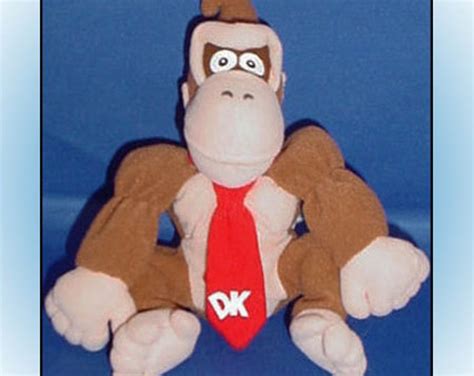 Donkey Kong Plush Beanie 1990s Etsy