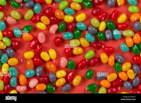 Many Colorful Jelly Beans Stock Photo Alamy