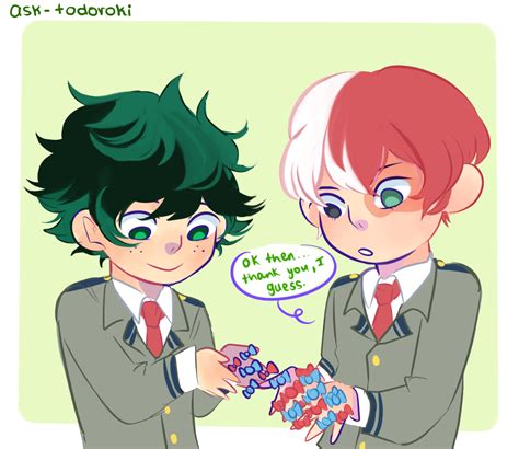 Ask Todoroki Shouto — Hey Do You Like Sweets He Asks While Offering