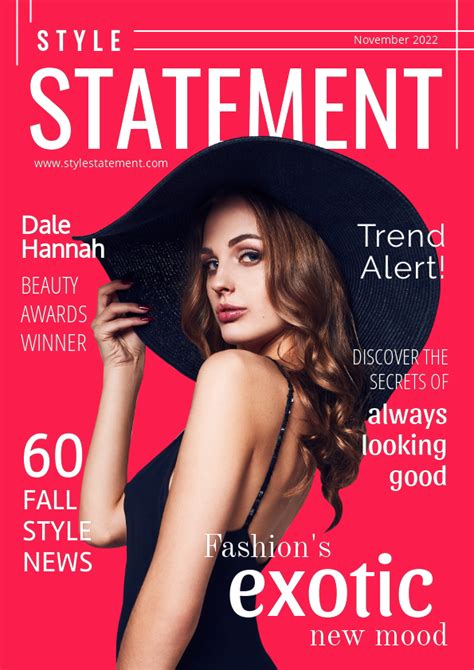 How To Design A Fashion Magazine Cover In Minutes In