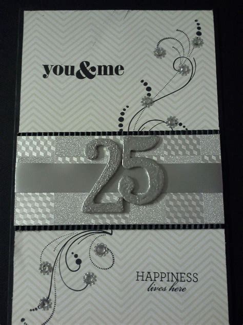 Card To My Husband For Our 25th Wedding Anniversary 25th Wedding