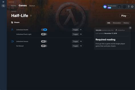 Half Life Cheats And Trainer For Steam Trainers Wemod Community