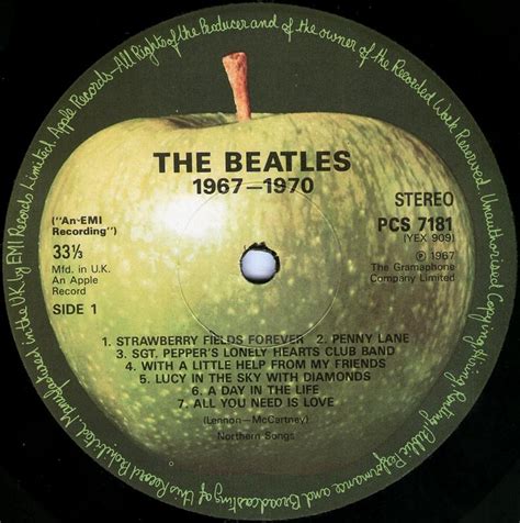 My Personal Record Guide The Beatles 1967 1970 Apple Pcsp 718