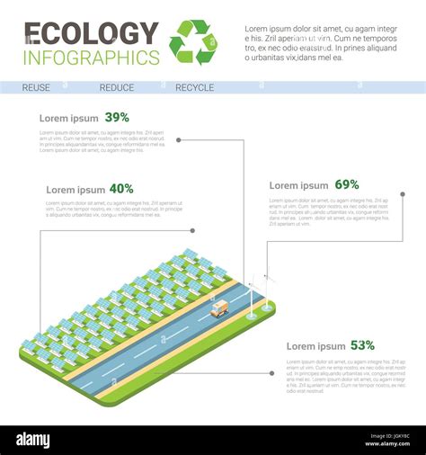 Ecology Infographics World Environmental Protection Green Energy