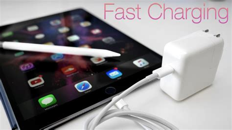 How To Fast Charge Ipad Pros Youtube