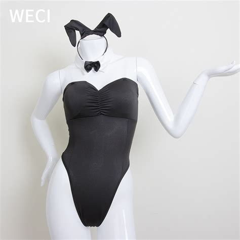 Sexy Bunny Girl Outfit Reverse Body Suit Cosplay Rabbit Costume For