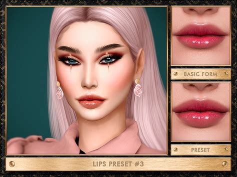 The Sims Resource Lips Preset 7
