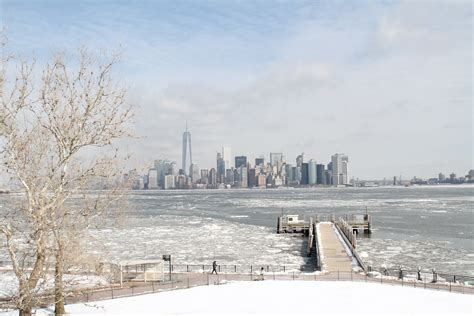 Free Images Snow Winter Skyline New York City Cityscape Panorama