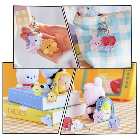 Bt21 Minini My Roommate Acrylic Keyring A Kpop