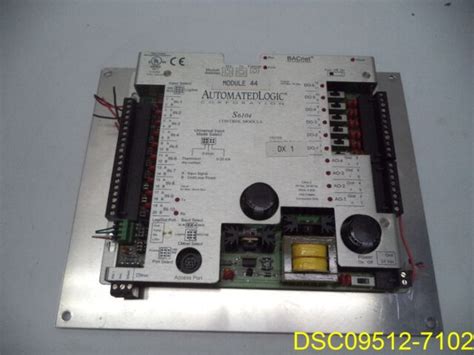 Automated Logic Corp S6104 Control Module Mounted On Aluminum Backing