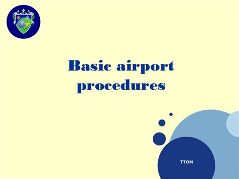 Basic Airport Procedures