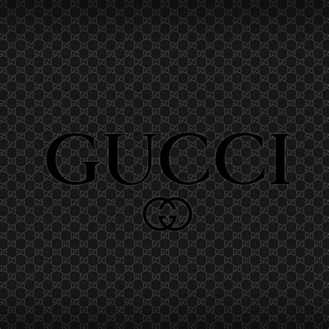 2048x2048 Resolution Black Gucci Logo Brand Ipad Air Wallpaper