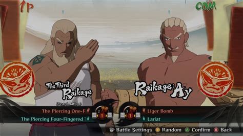 The Third Raikage Vs Raikage Ay Battle Naruto Ninja Storm 4 Game Play