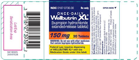 Wellbutrin Xl Fda Prescribing Information Side Effects And Uses