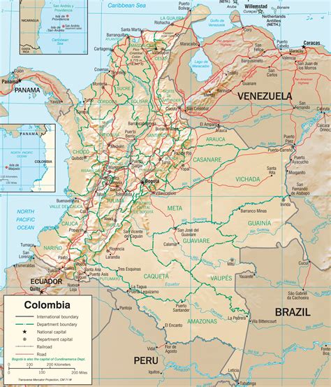 Popular 15 Mapa De Colombia Hotell Booking