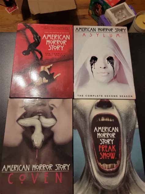 American Horror Story Complete Seasons 1 4 Dvd Lot Murder House Asylum Coven 19 99 Picclick