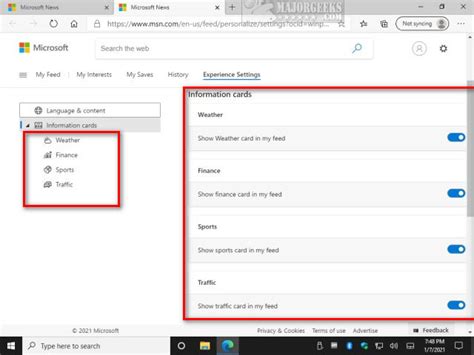 How To Remove Or Customize News And Interests In Windows 10 Majorgeeks