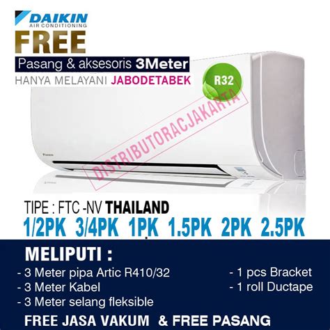 Jual Ac Daikin Pk Pk Pk Pk Pk Pk Ftc Nv