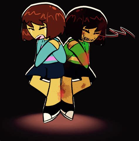Undertale Frisk And Chara By Hueghost On Deviantart