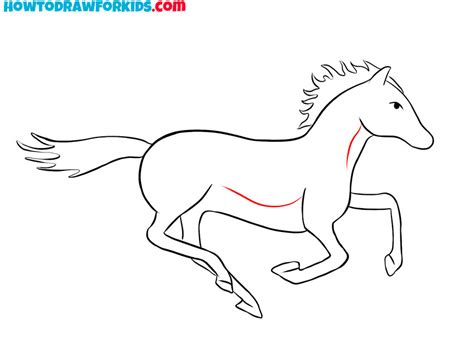 Horses Running Drawing