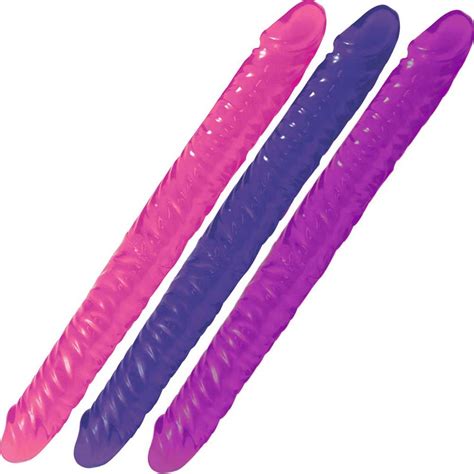 Flexible Jelly Double Dong Inch Assorted Colors Ebay