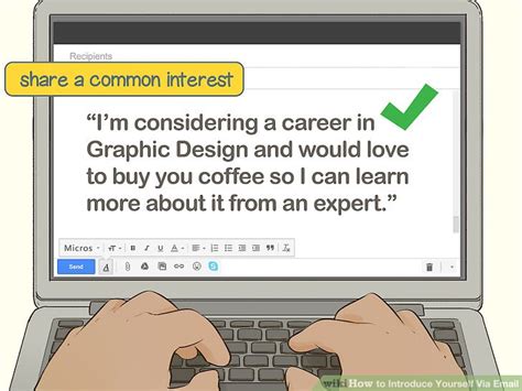 Now that you know how to introduce yourself in an email, here's how jane's completed email should've looked. 3 Ways to Introduce Yourself Via Email - wikiHow